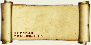 Mina Paralatić vizit kartica